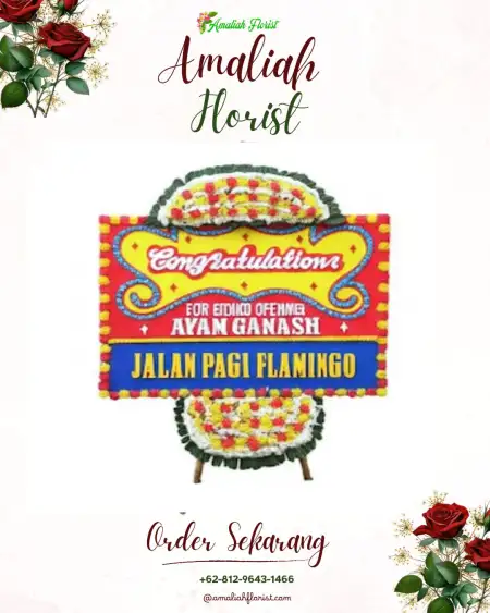 Sewa Papan Bunga Taratara Tiga
